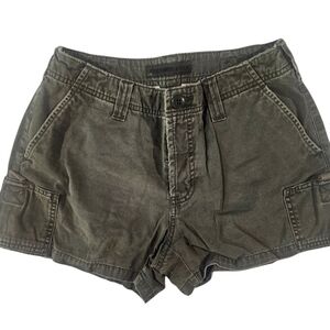 Abercrombie & Fitch Dark Green Cargo Shorts